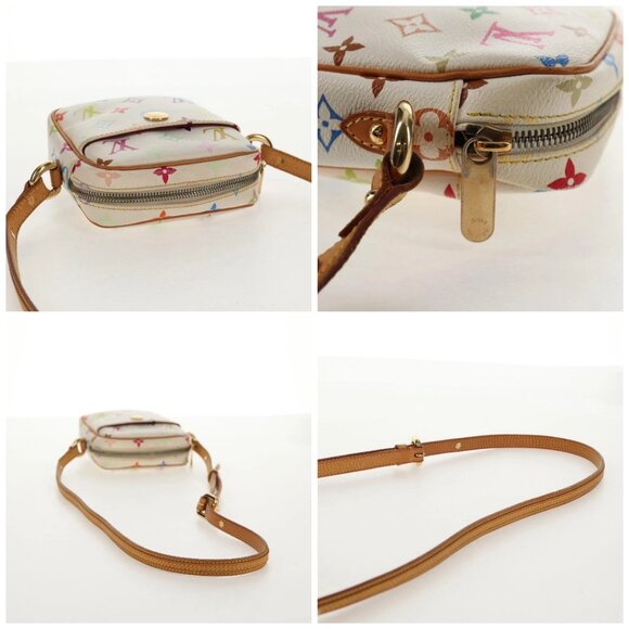 LOUIS VUITTON Monogram Multicolor Lift Shoulder Bag White M40055 LV Auth 128929A - Picture 16 of 16